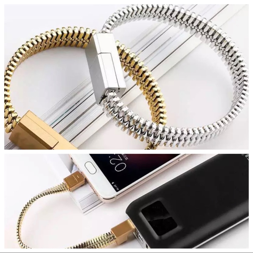 ❤️ Silver iPhone Cord Bracelet ❤️